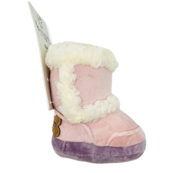 Koolaburra By UGG Plush Sherpa Boot Pet Toy - Picture 1 of 6